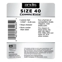 Andis Andis #40 CeramicEdge Detachable Blade -Hair Products andis 40 ceramicedge detachable blade p6388 12849 medium