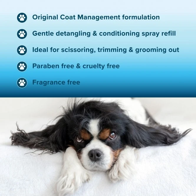 Groomers Coat Care Coat Management Spray Refill 1L 2 Groomers Coat Care Coat Management Spray Refill 1L - Image 2