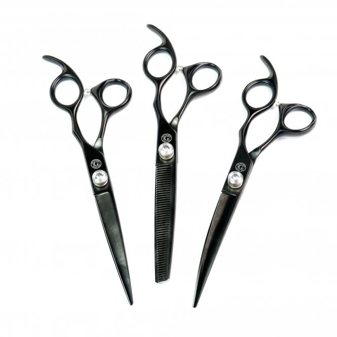 Groomers Groomers Noir Collection 3 Piece Scissor Gift Set 5 Groomers Groomers Noir Collection 3 Piece Scissor Gift Set - Image 5
