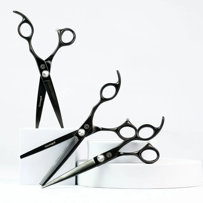 Groomers Groomers Noir Collection 3 Piece Scissor Gift Set 3 Groomers Groomers Noir Collection 3 Piece Scissor Gift Set - Image 3