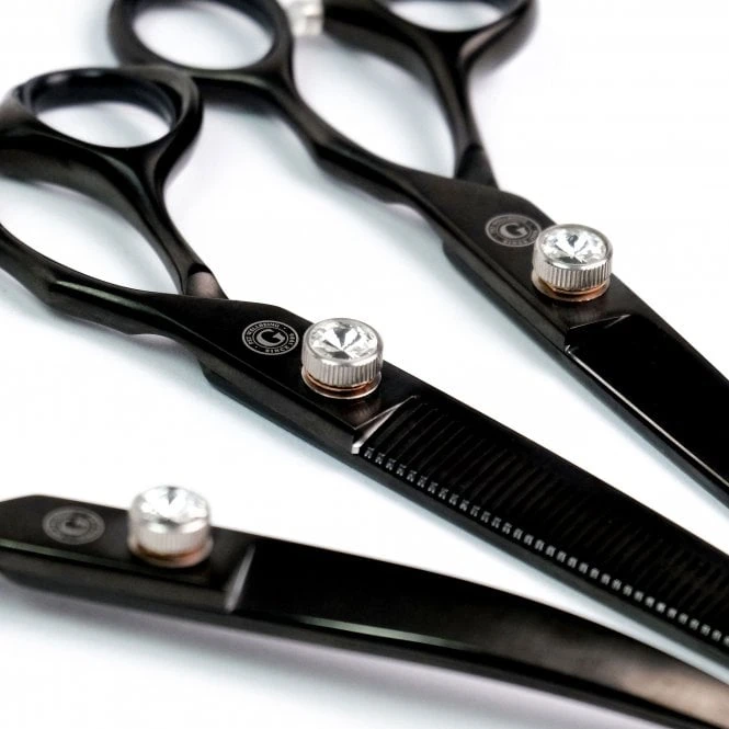 Groomers Groomers Noir Collection 3 Piece Scissor Gift Set 4 Groomers Groomers Noir Collection 3 Piece Scissor Gift Set - Image 4