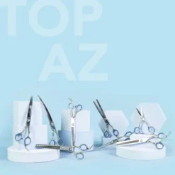 Groomers Topaz Groomers Topaz 7" Curved Scissors -Hair Products groomers topaz 7 curved scissors p17341 11484 medium