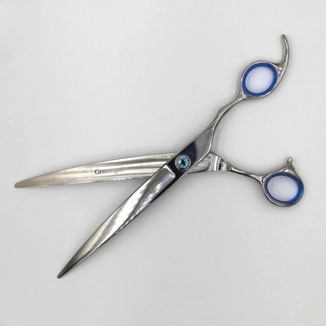 Groomers Topaz Groomers Topaz 8" Curved Scissors 2 Groomers Topaz Groomers Topaz 8" Curved Scissors - Image 2